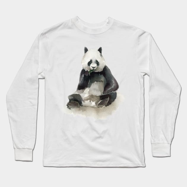 Pandas #2 Long Sleeve T-Shirt by Kira Balan